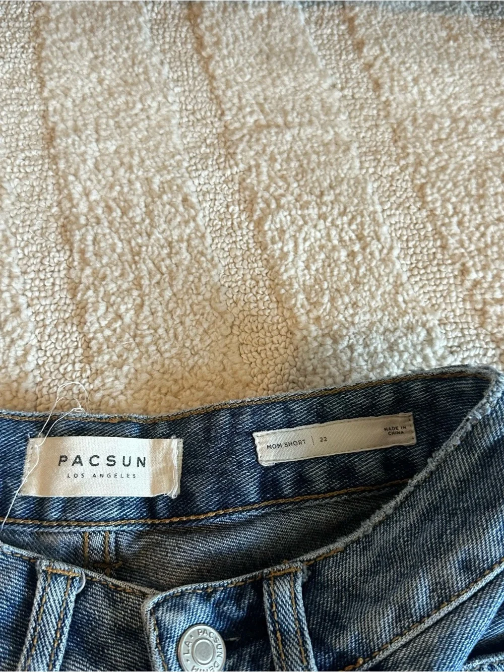 Pacsun Women’s Blue Denin Mom Shorts